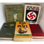 Selection of hardback books to include The Rise and Fall of the Third Reich, William L Shirer, The
