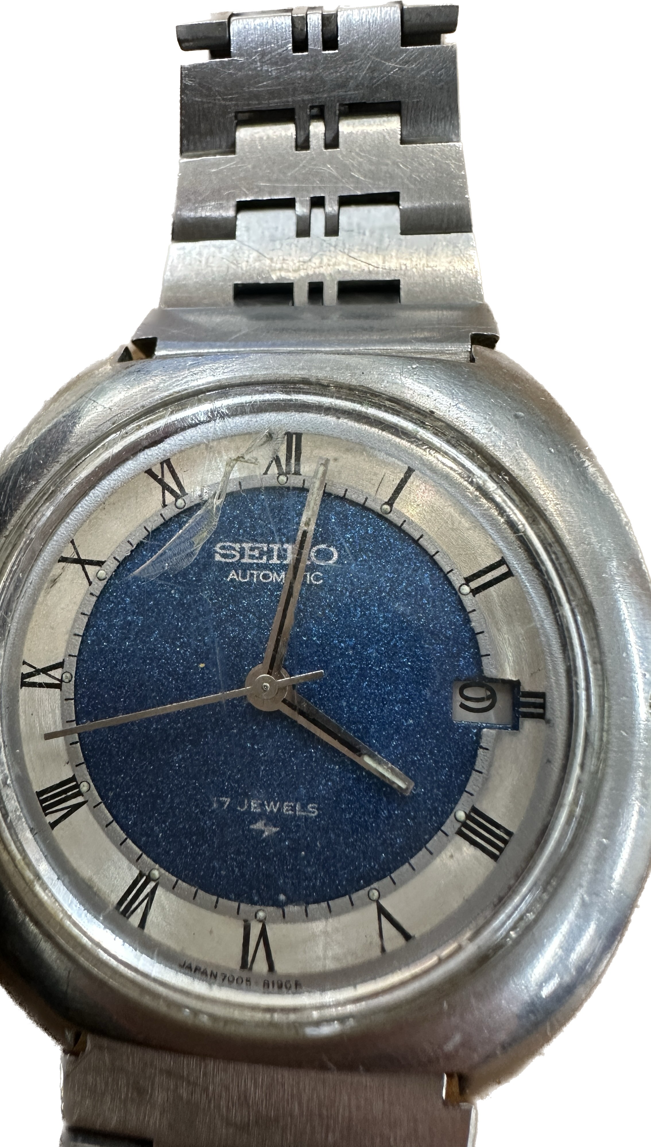 Gents Seiko wrist watch - no warranty given, in need of a new bezel - Image 3 of 5