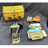 Selection of vintage cameras etc