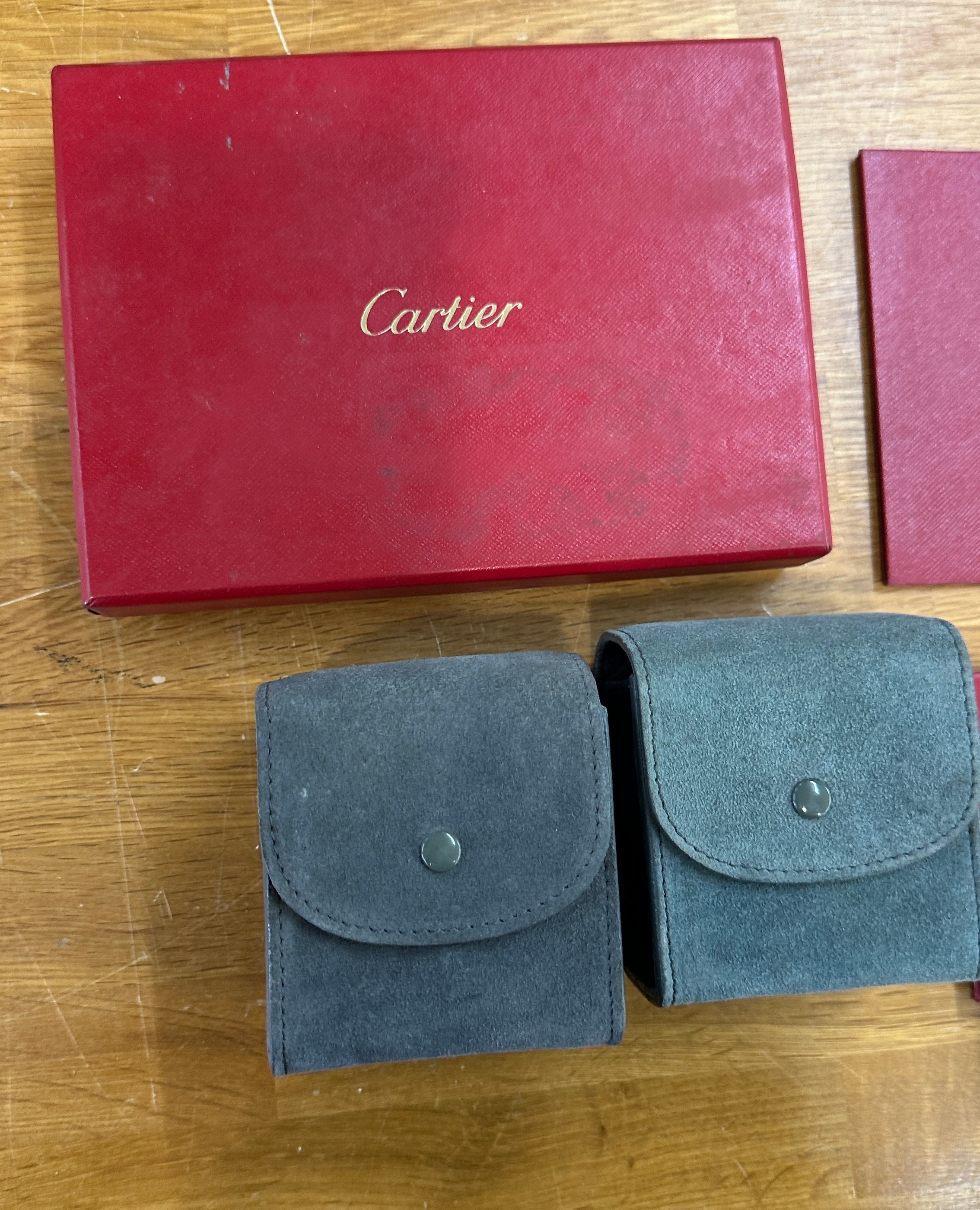 Selection of Cartier jewellery boxes/ paper work etc - Image 3 of 3