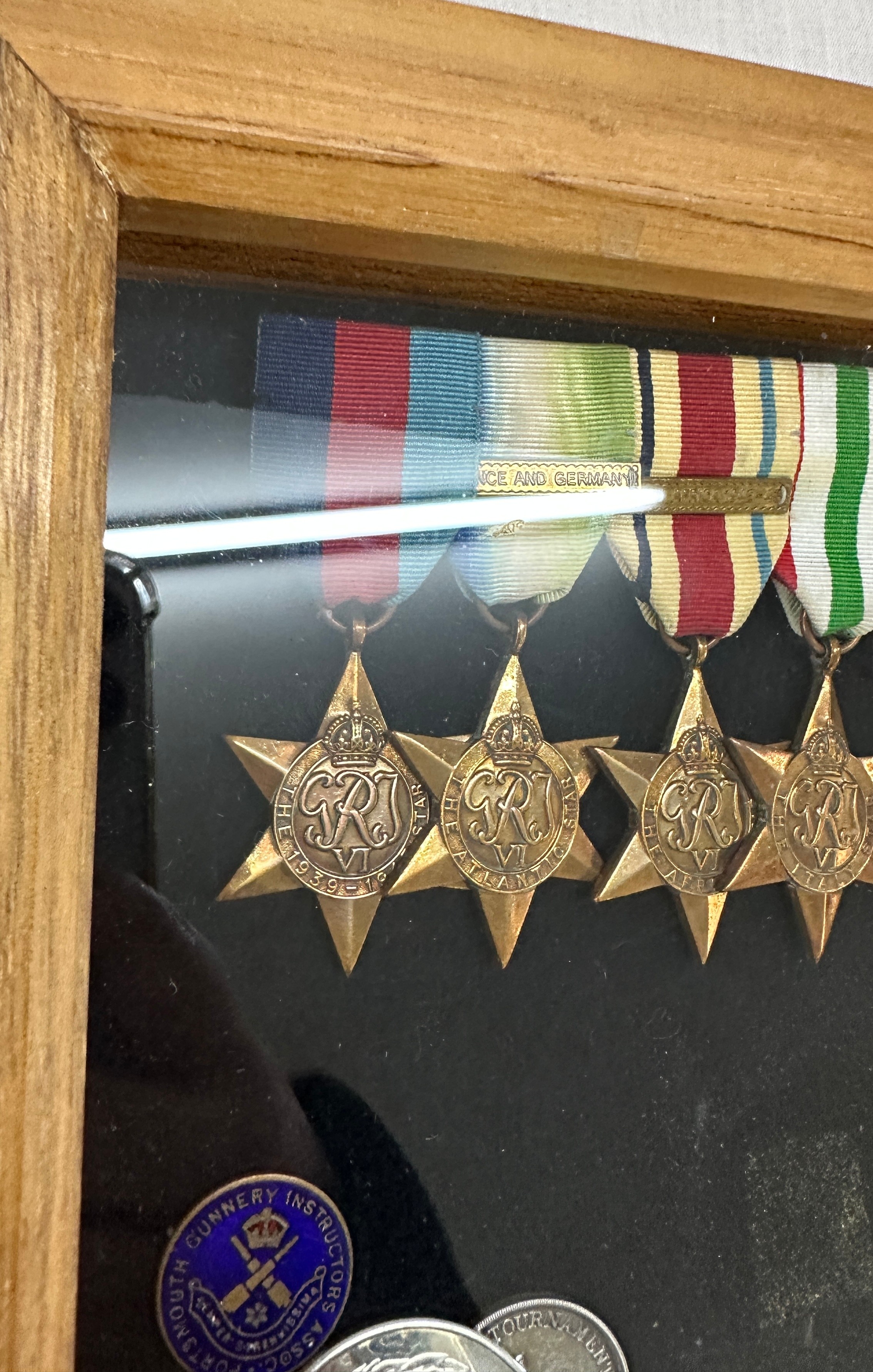 Cased WW2 medal set to Lewis Keens Chief Petty Officer JX 141277, includes Long service medal, paper - Image 6 of 14