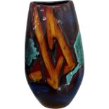 Poole Pottery Graffiti small Manhattan vase, overall height 26cm, good overall condition