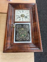 Two key hole wall clock in working order