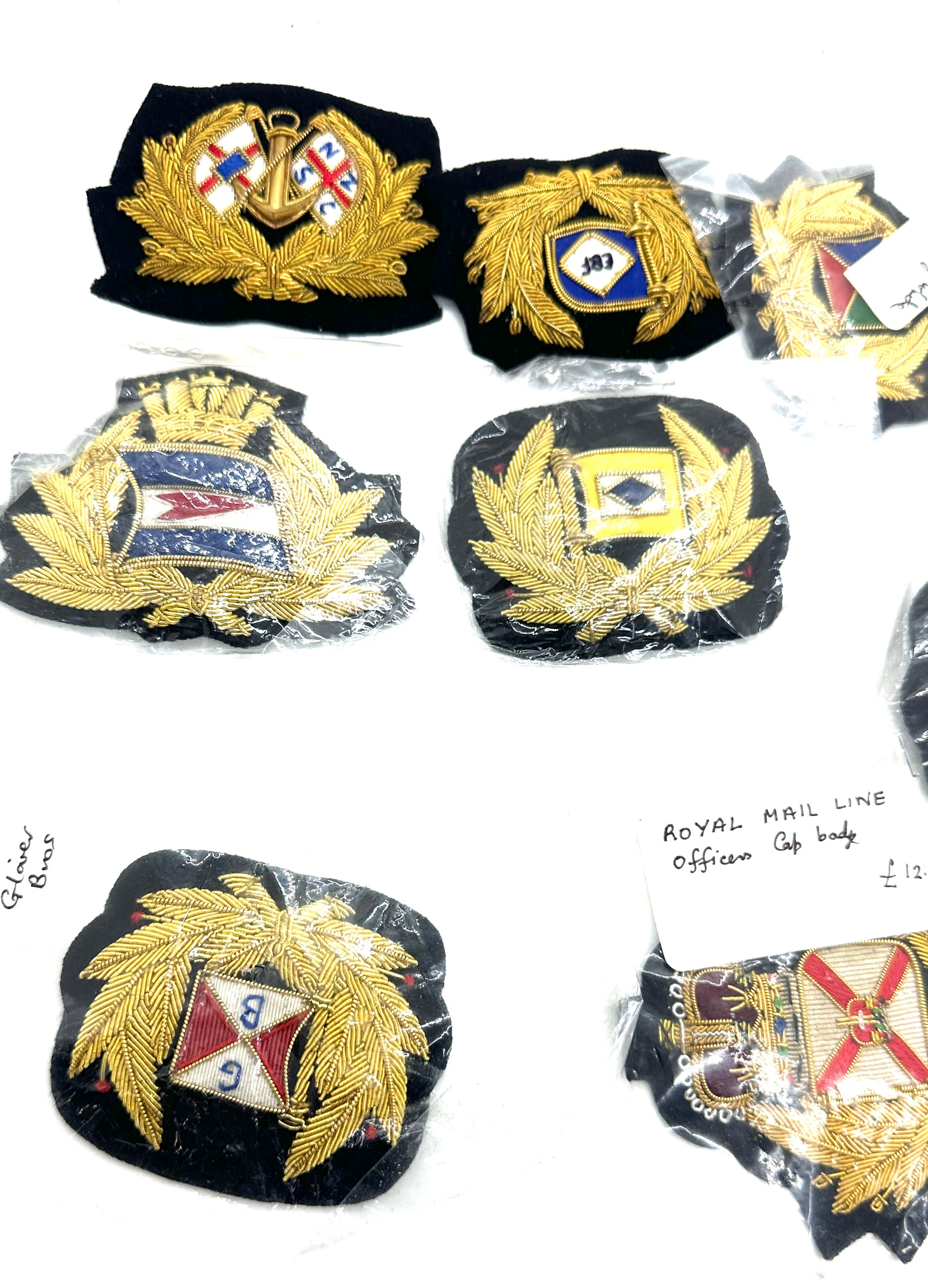 Lot of 15 merchant Navy officers cap badges - Image 2 of 4