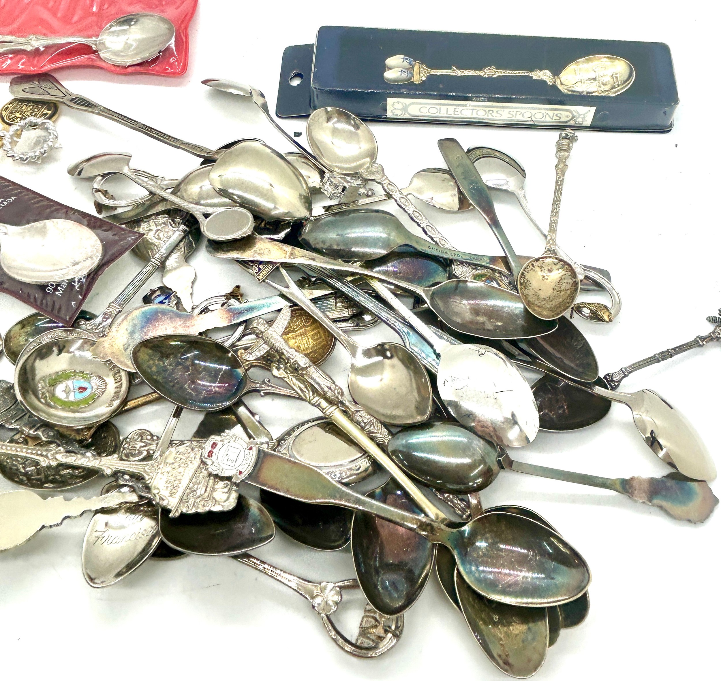 Assortment of silver plated souvenir spoons - Bild 3 aus 3