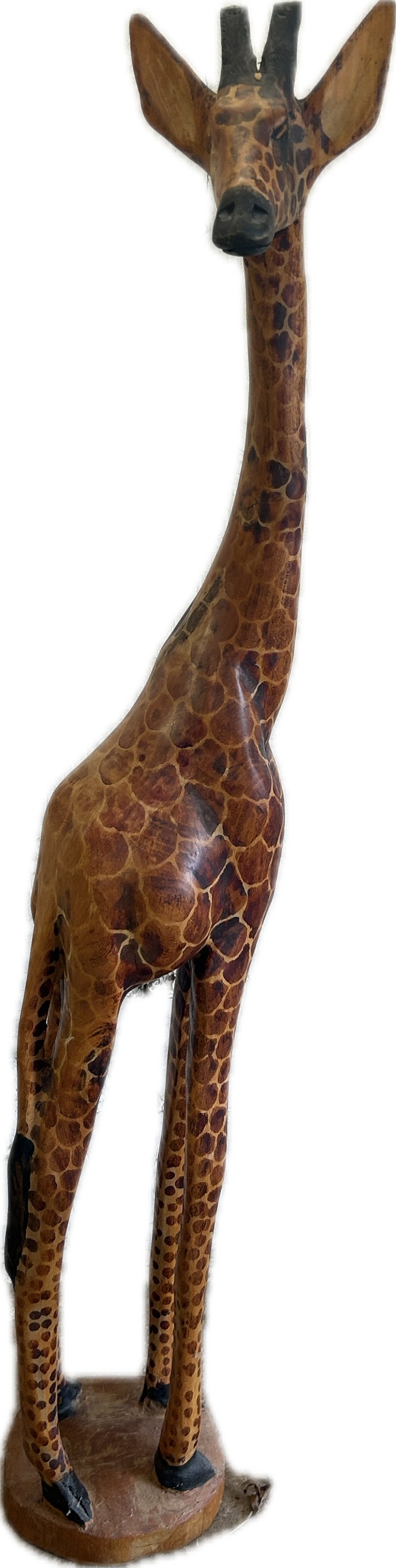 Tall wooden Giraffe, height 50 inches