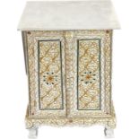 Small 2 door oriental cupboard , approximate measurements Height 25 inches, Width 15,Depth 11 inches