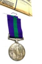 WW2 Long service medal to 14076491 pte F.Chawner cheshire