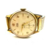 Vintage Smiths astral jewels gents wrist watch winds up and ticks