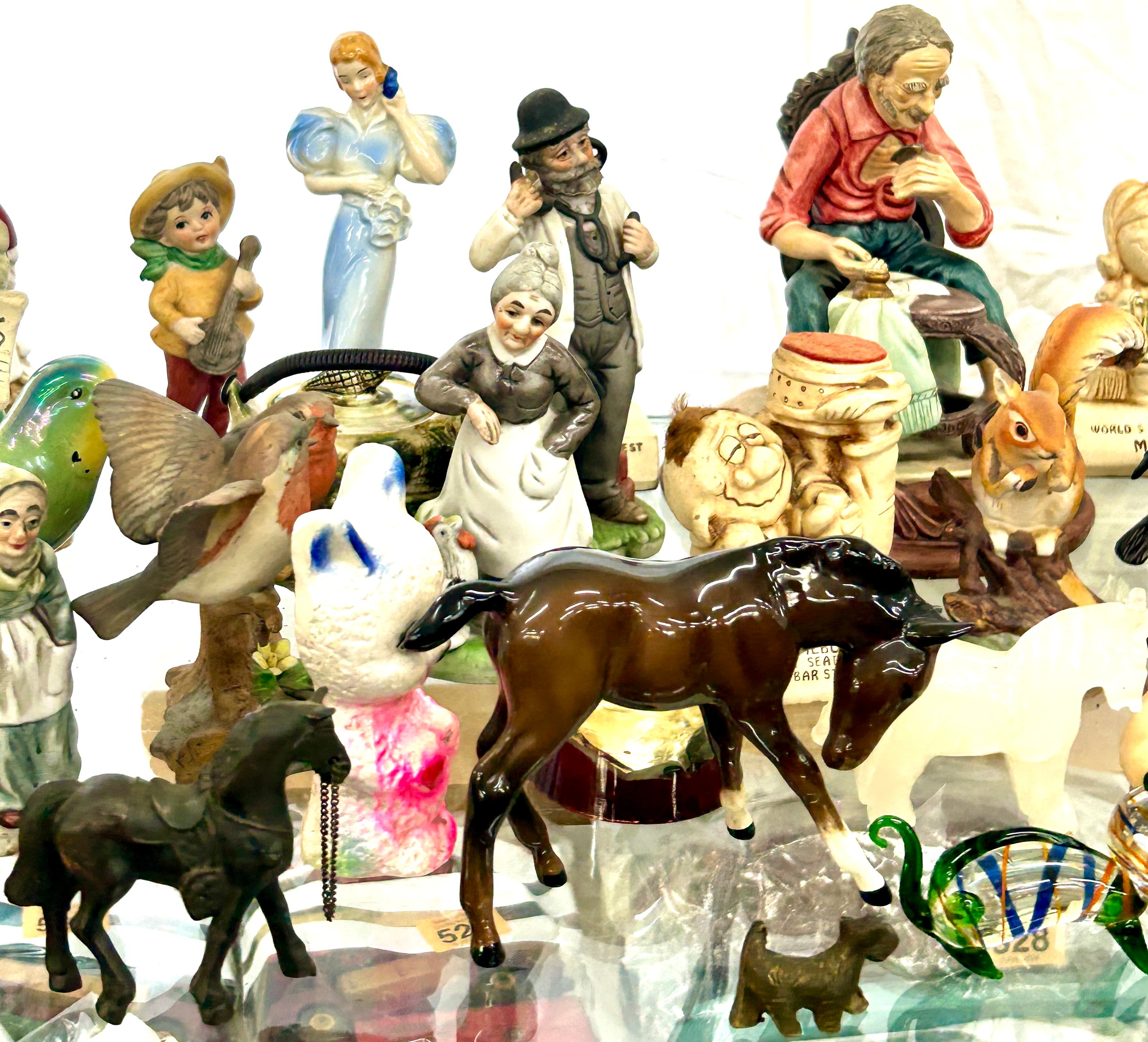 Large selection of collectables ornaments to include a Beswick horse, miniature Doulton lady, - Image 3 of 13