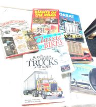 Selection of truck books to include Encyclopedia of trucks etc