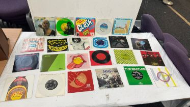 Selection of 45's to include punk rock and indie