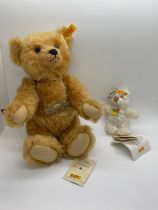 2 Steiff teddy bears includes 660337 and 110139