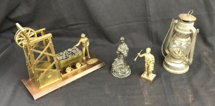 Selection of minors figures includes one brass etc