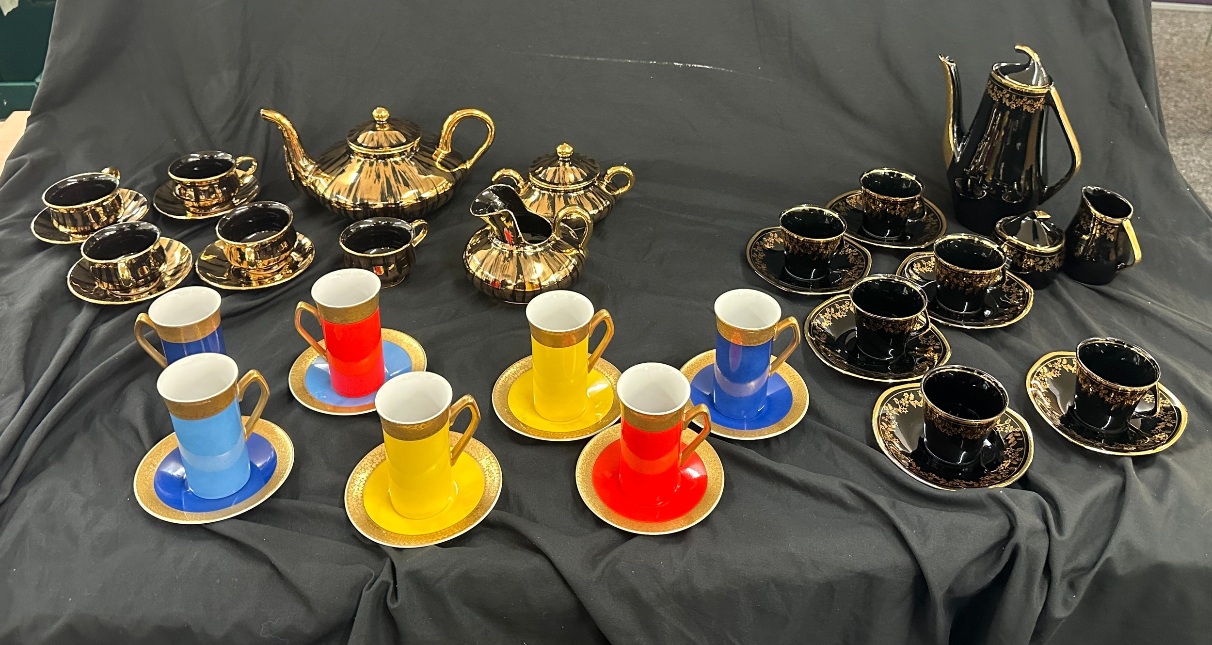 Selection of part vintage tea sets