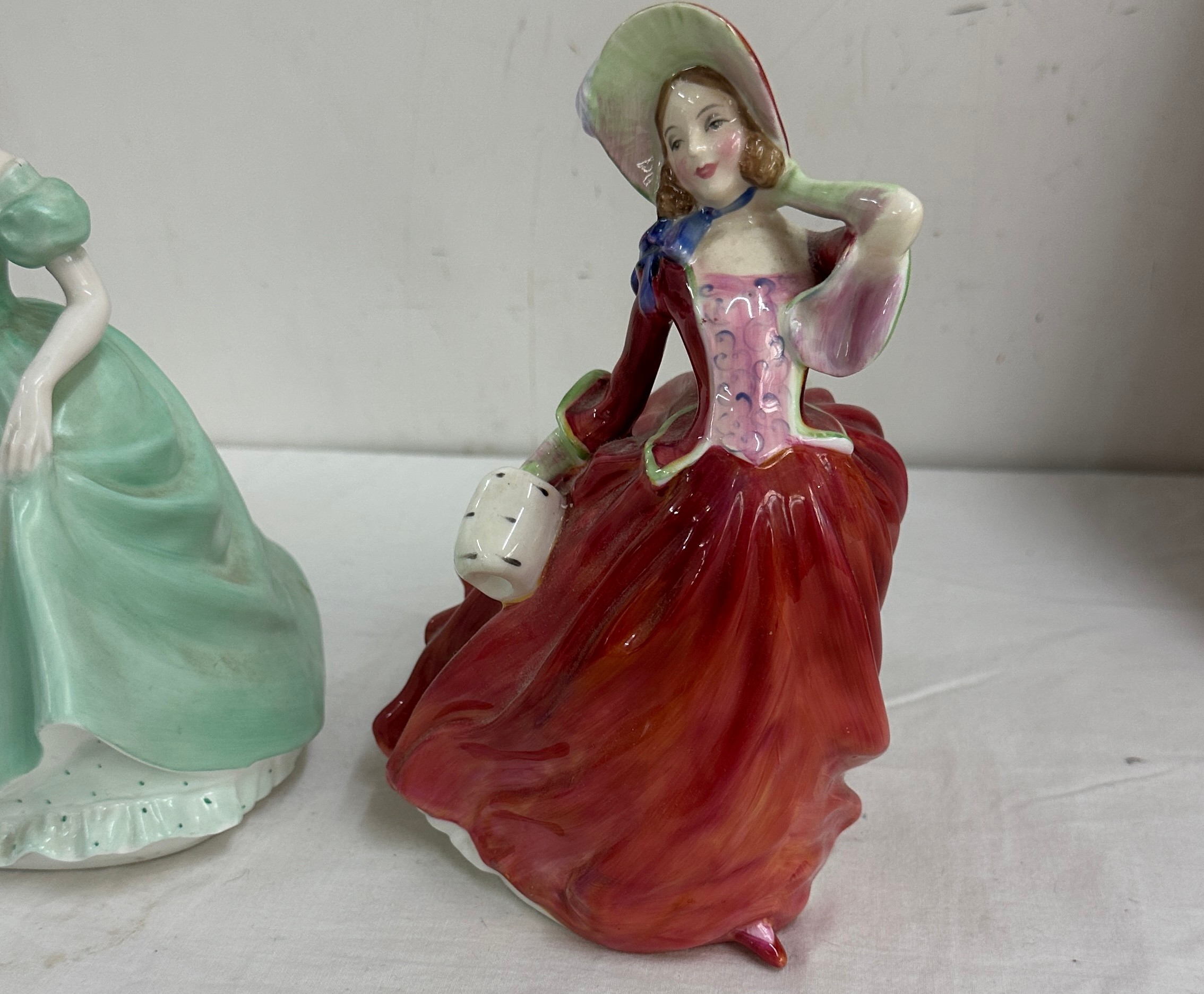 Two lady figures includes Coalport and Royal Doulton - Image 3 of 6