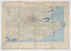 16 Second World War Maps of England, Wales & Scotland,