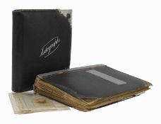 Two autograph albums (19th and early 20th century),