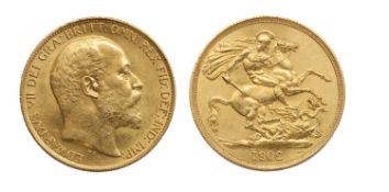Coins, Great Britain, Edward VII (1901-1910),