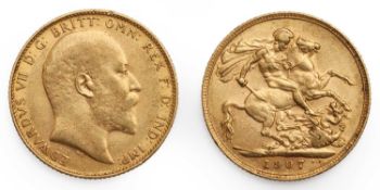 Coins, Great Britain, Edward VII (1901-1910),