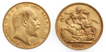 Coins, Great Britain, Edward VII (1901-1910),