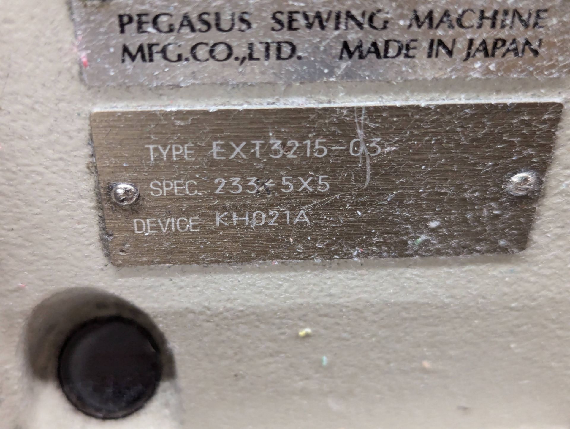 Pegasus Model EXT-3216 Sewing Machine, 5 thread Serger, Top Feed, Complete with Sewing Head, Stand - Image 3 of 3