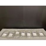 LOT OF V.MUELLER AU35705 10 INSTRUMENT STERILIZING/STORAGE RACKS