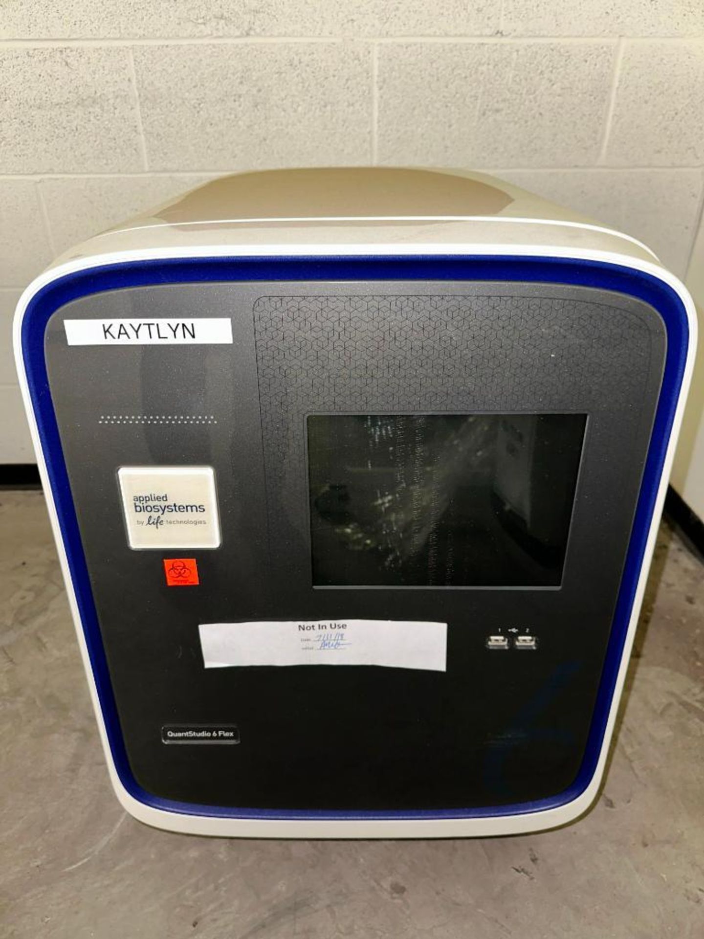 APPLIED BIOSYSTEMS QUANTSTUDIO 6 FLEX PCR SYSTEM