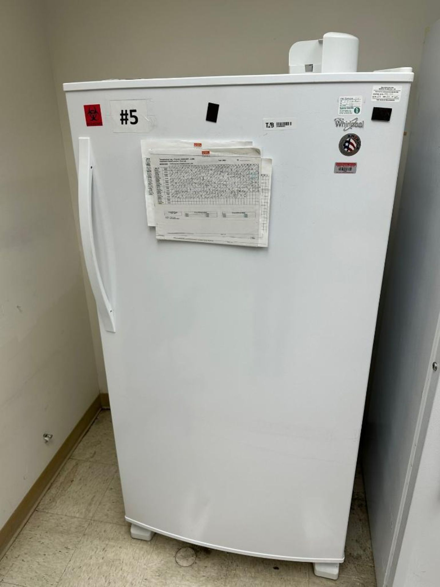 WHIRLPOOL LAB REFRIGERATOR