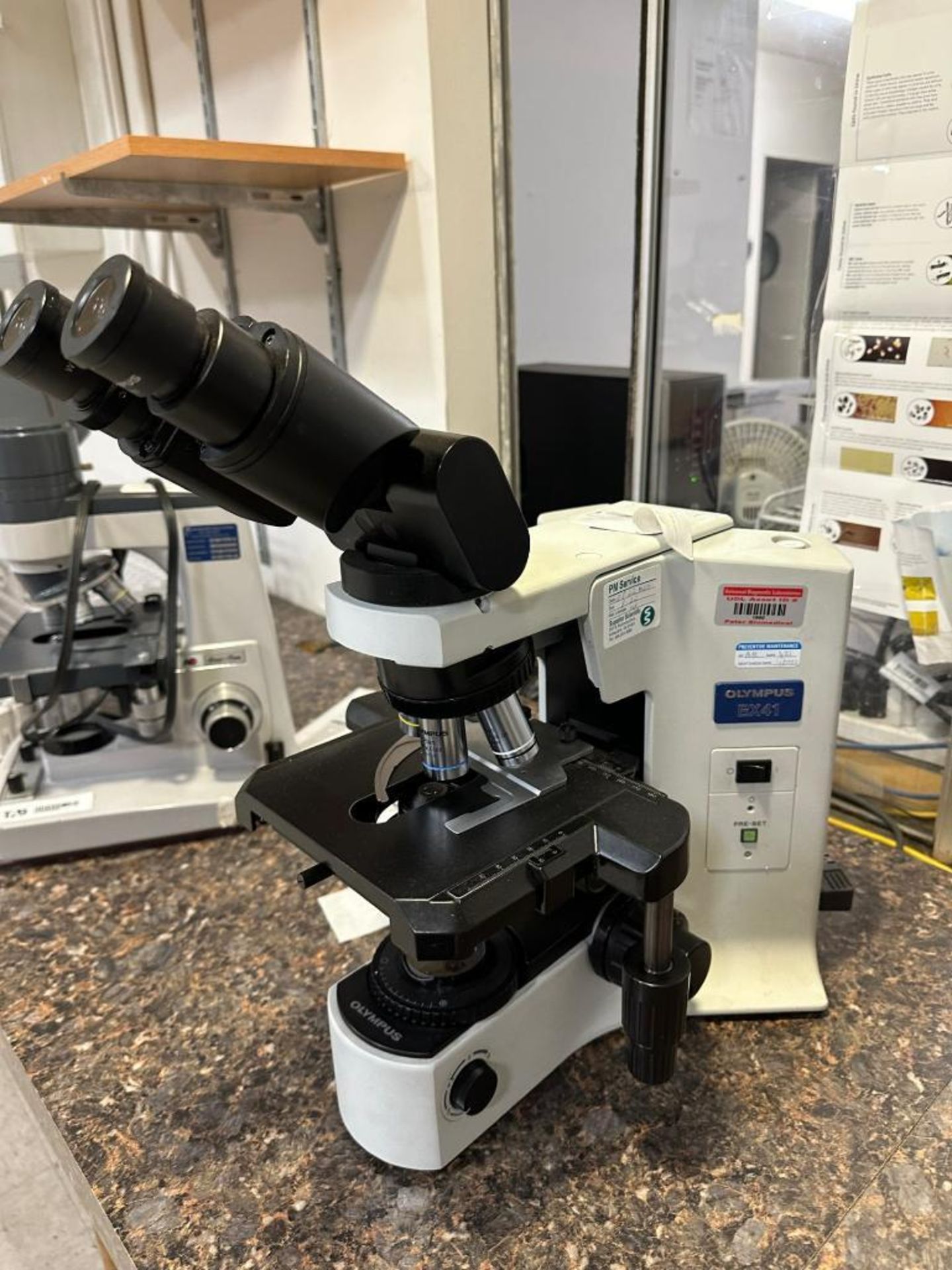 OLYMPUS BX41 LAB MICROSCOPE WITH 4 OBJECTIVES - Image 2 of 4