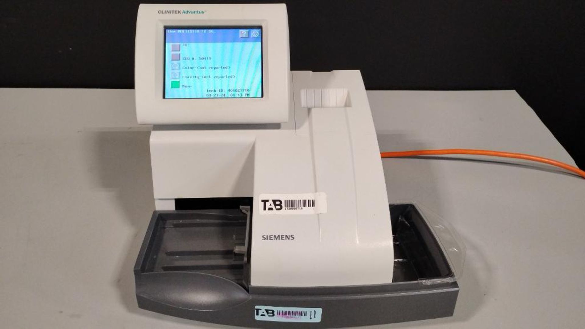 SIEMENS CLINITEK ADVANTUS LAB ANALYZER