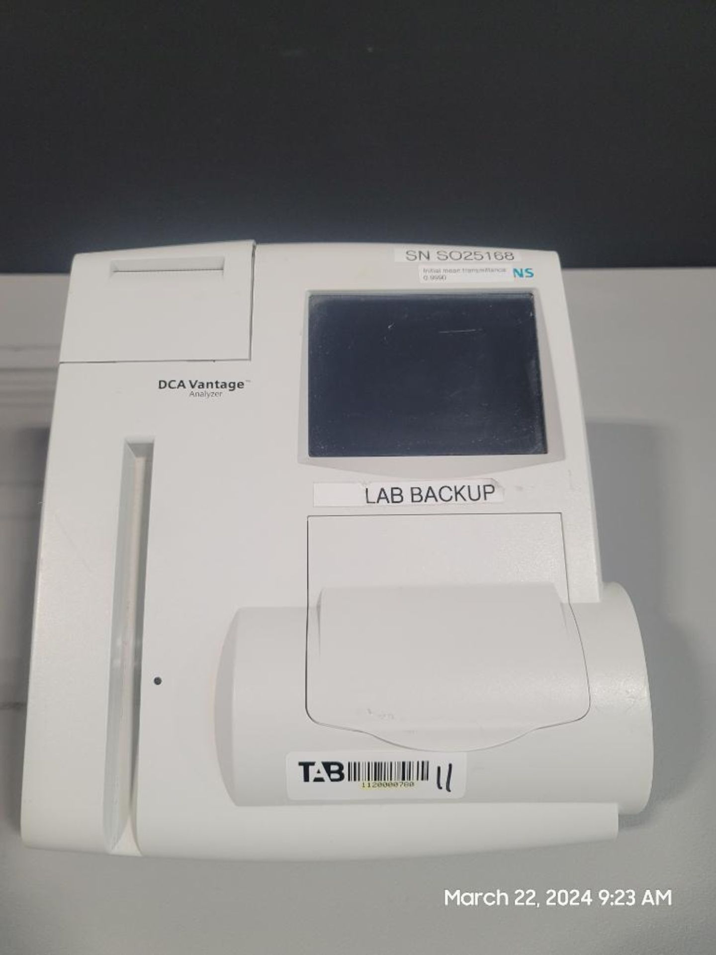 SIEMENS DCA VANTAGE LAB ANALYZER