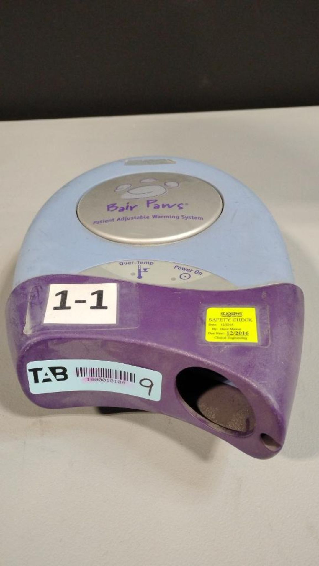 BAIR PAWS 875 PATIENT WARMING SYSTEM