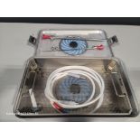 STRYKER FIBER OPTIC LIGHT CABLE AND TRAY