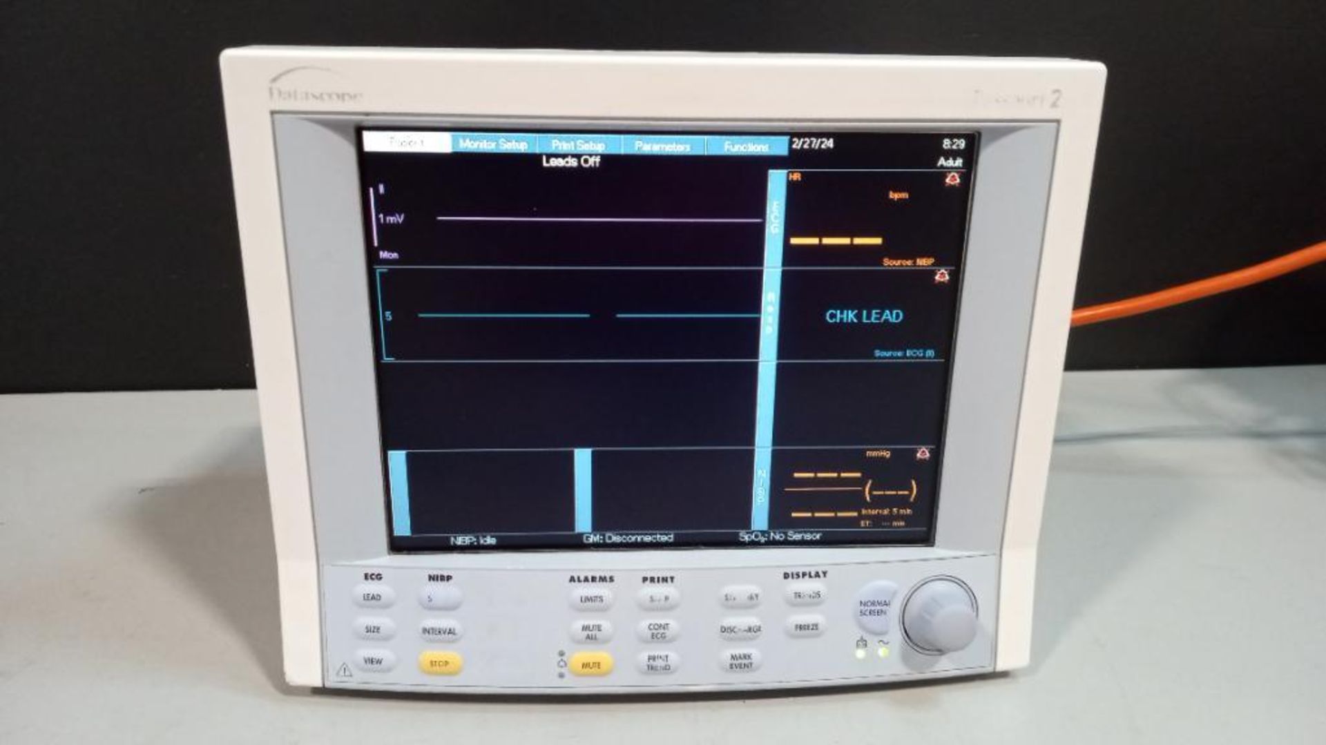 DATASCOPE PASSPORT 2 DATASCOPE PASSPORT 2 PATIENT MONITOR