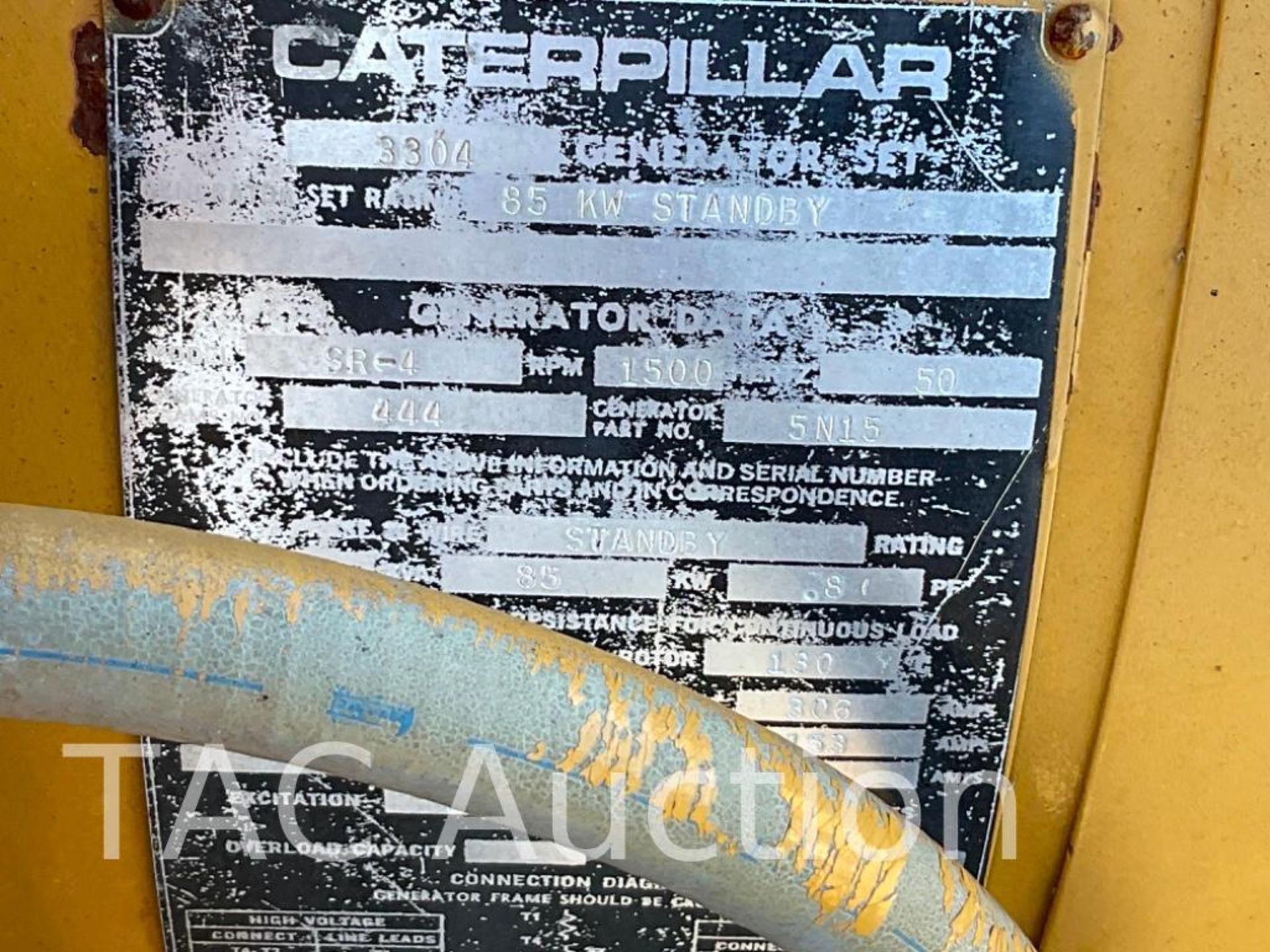 Caterpillar SR-4 3304 Generator End - Image 8 of 9