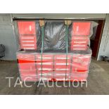 New Heavy Duty (18) Drawer Tool Box W/ Work Space