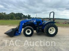 2021 New Holland Workmaster 95 Low Profile 4x4 Tractor W/ Front End Loader