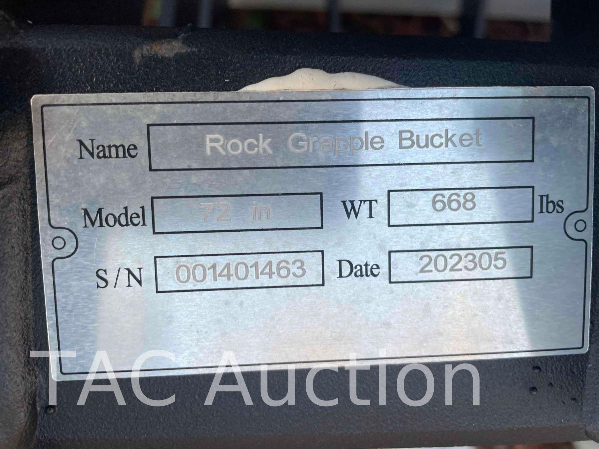 New 72in Skid Steer Rock Grappler Bucket - Image 6 of 6