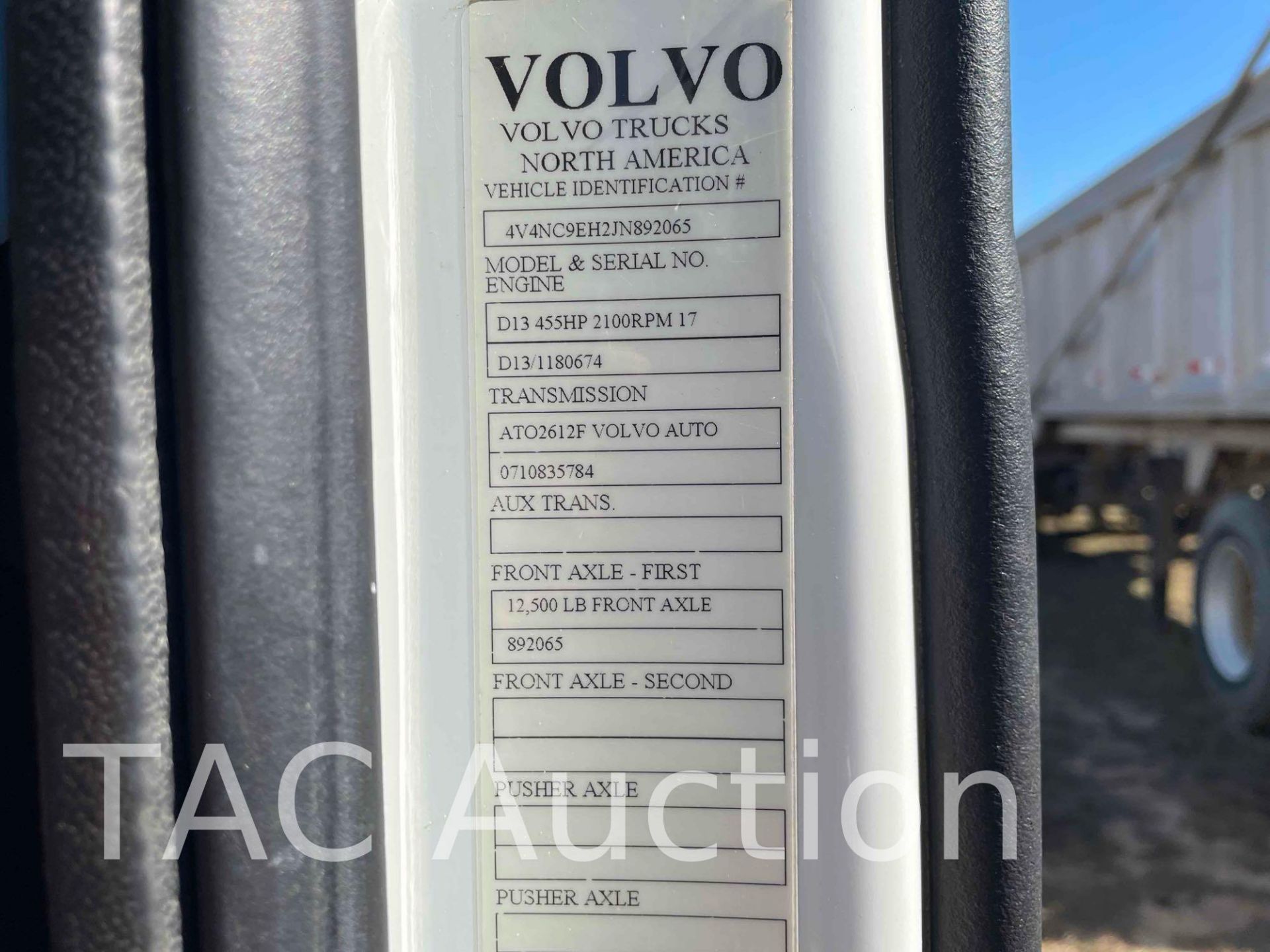 2018 Volvo VN Sleeper Truck - Image 62 of 65