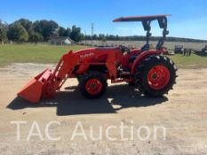 2020 Kubota MX5400 4x4 Tractor W/ Front End Loader