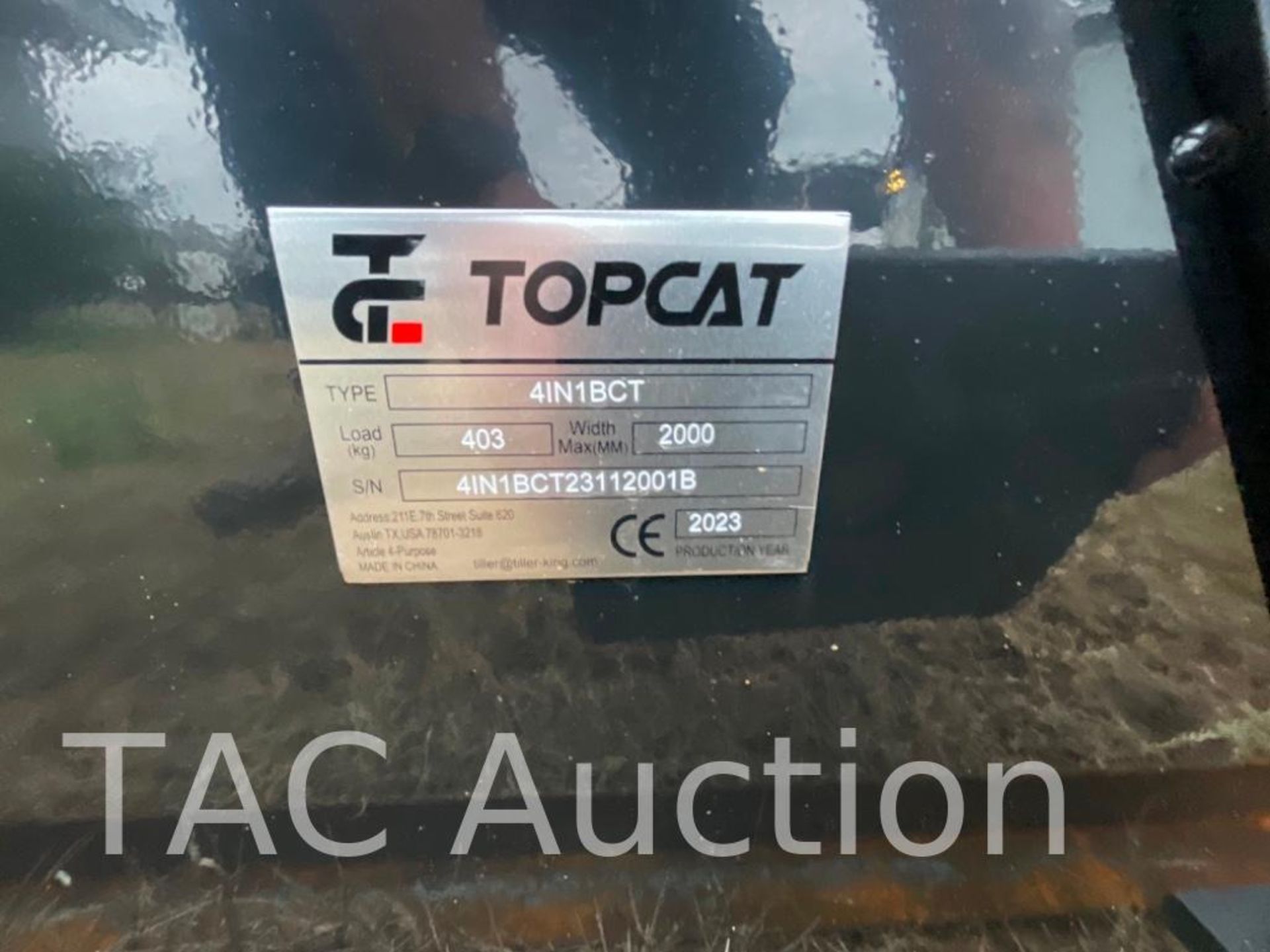 New Topcat 4IN1BCT 4 In 1 Bucket Skid Steer Attachment - Image 6 of 6