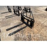 New Skid Steer Fork Attachment W/ 48in Forks