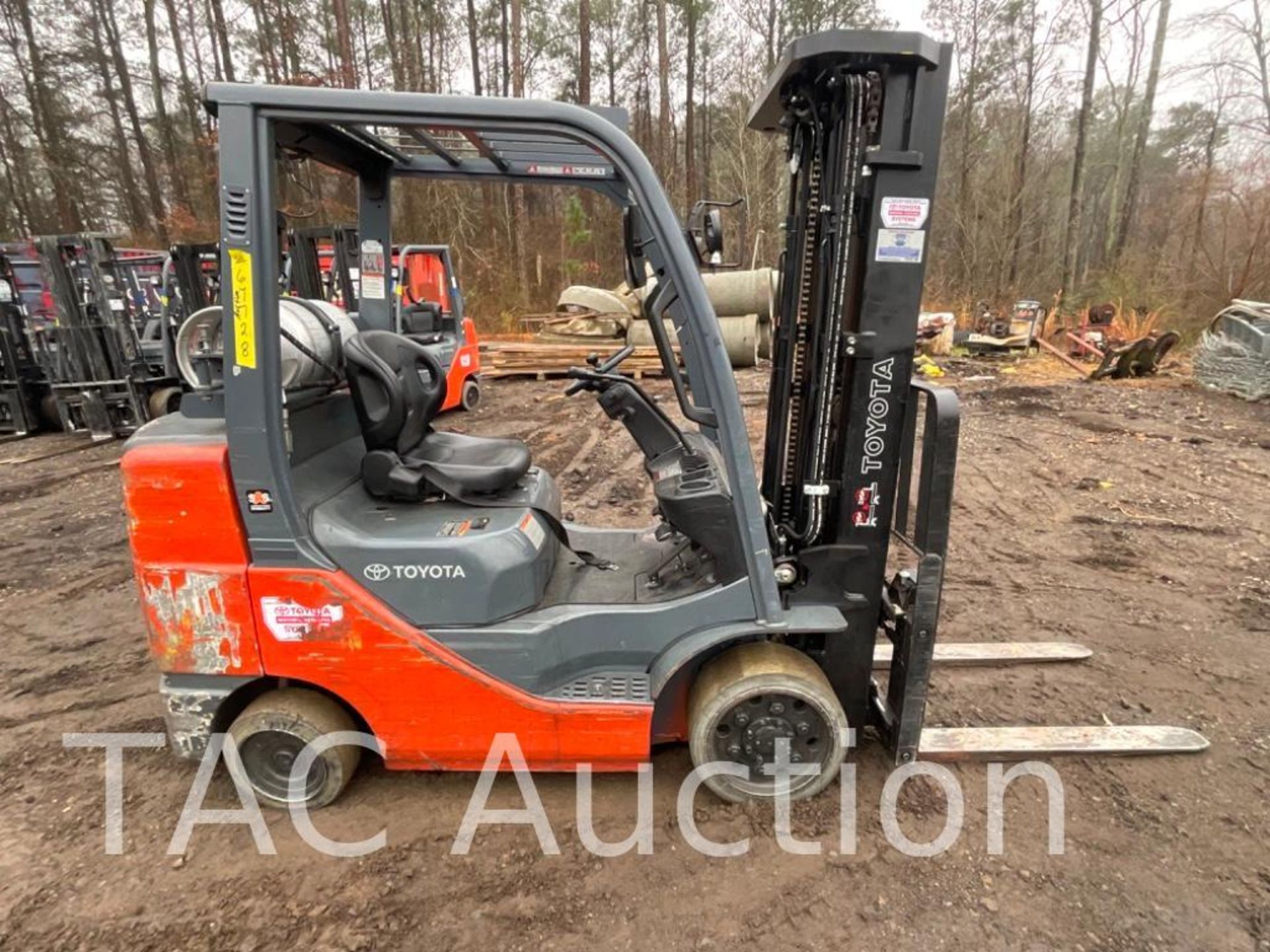 2017 Toyota 8FGCU32 6500lb Forklift - Bild 6 aus 29