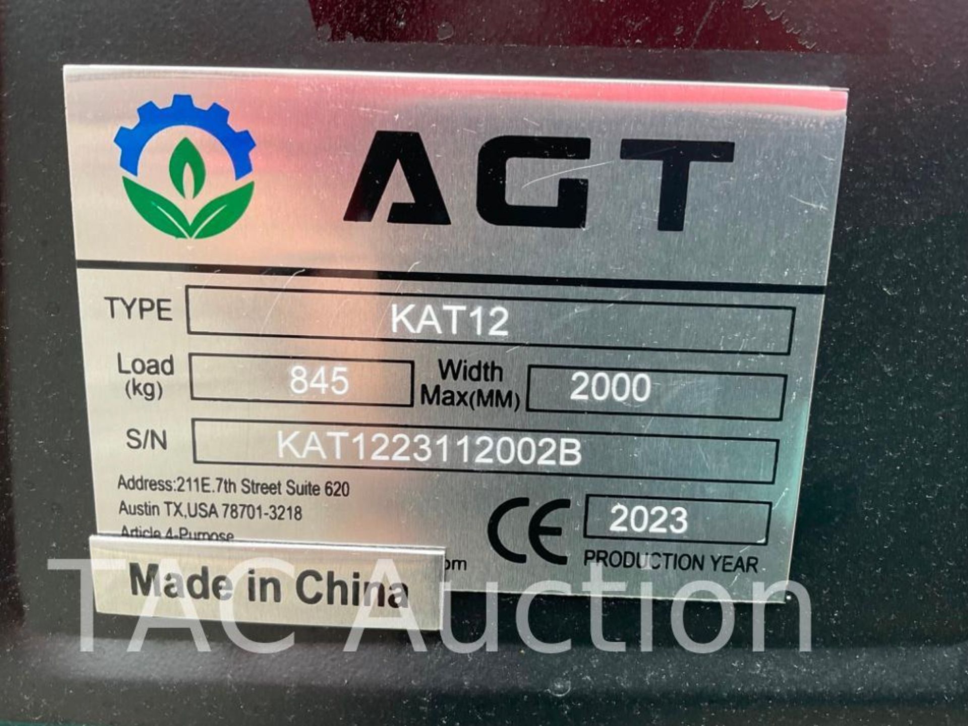 New AGT KAT12 Mini Excavator - Image 20 of 20
