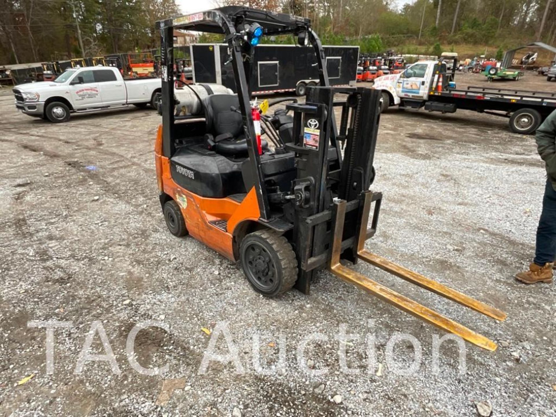 2006 Toyota 7FGCU20 4,000lb Forklift - Bild 7 aus 18