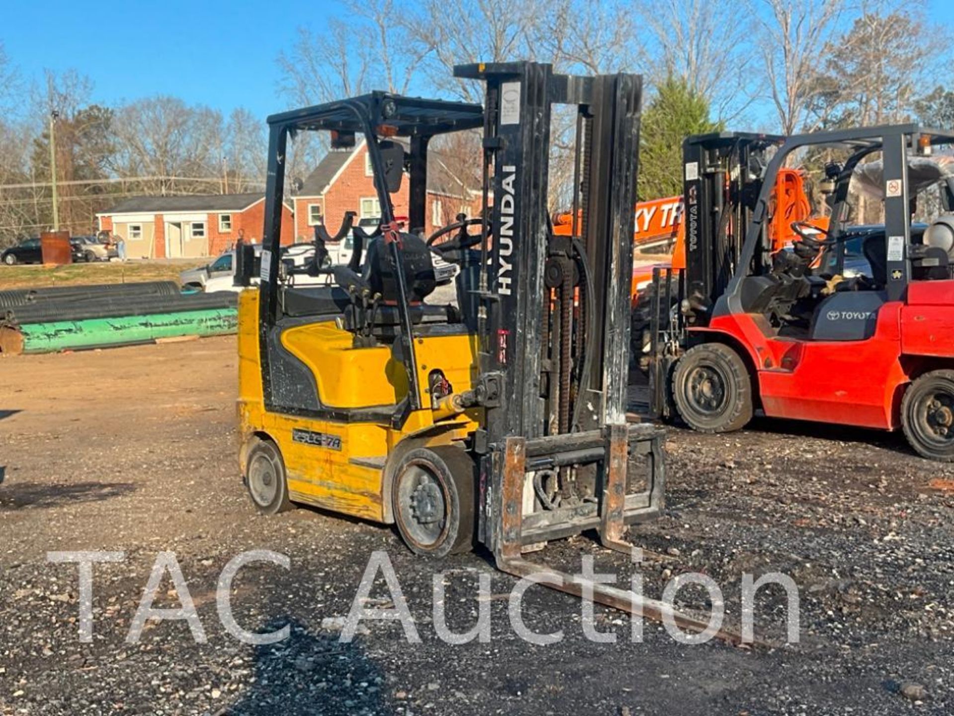 Hyundai 25LC-7A 5,000lb Forklift - Bild 7 aus 27