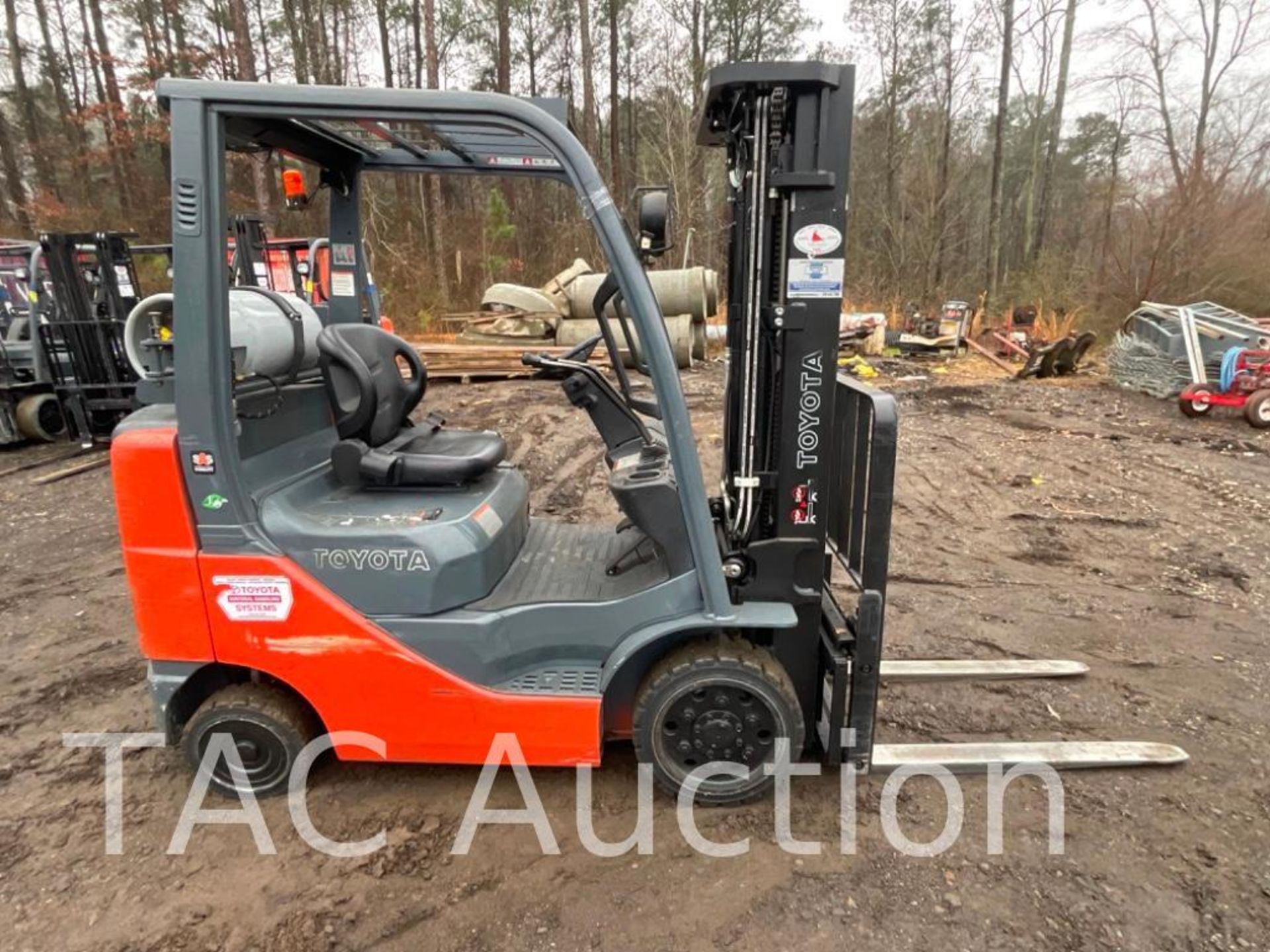 2011 Toyota 8FGCU25 4500lb Forklift - Bild 6 aus 28