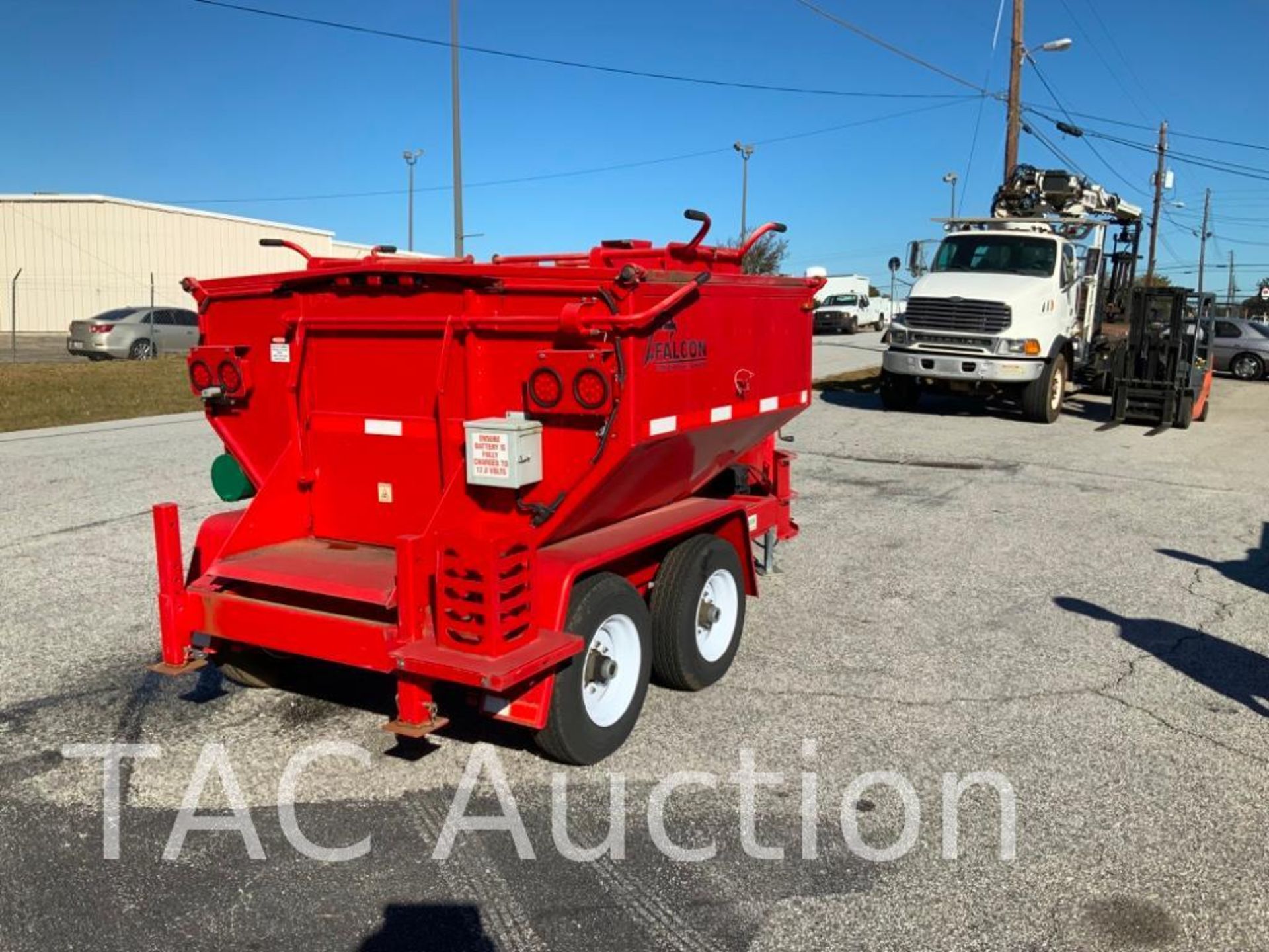 2010 4 Ton Falcon Towable Asphalt Recycler and Hot Box Trailer - Image 3 of 29