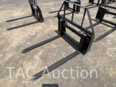 New Skid Steer Fork Attachment W/ 48in Forks